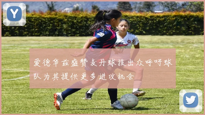爱德华兹盛赞麦丹球技出众呼吁球队为其提供更多进攻机会